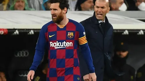 Lionel Messi ante el Real Madrid