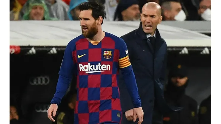 Lionel Messi ante el Real Madrid