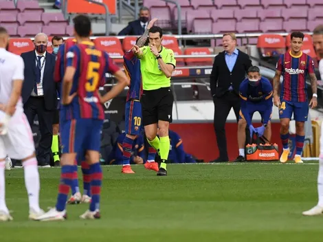 Sergio Busquets enojado: "El penal ha sido mucho castigo"