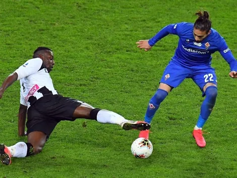 Erick Pulgar será titular en el Fiorentina vs Udinese