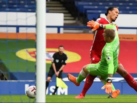 Ancelotti le presta ropa a Pickford tras la grave lesión de Van Dijk