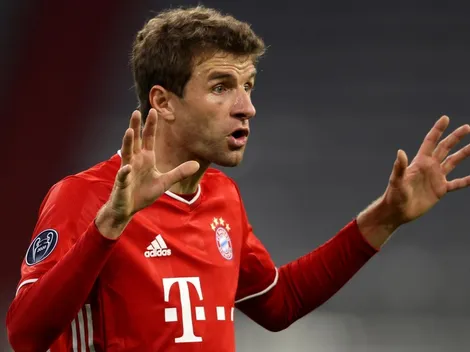 Thomás Müller y su pésima impresión del Aleti de Simeone