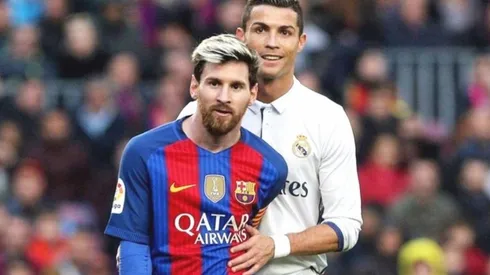 Ronaldo y Messi en un clásico español