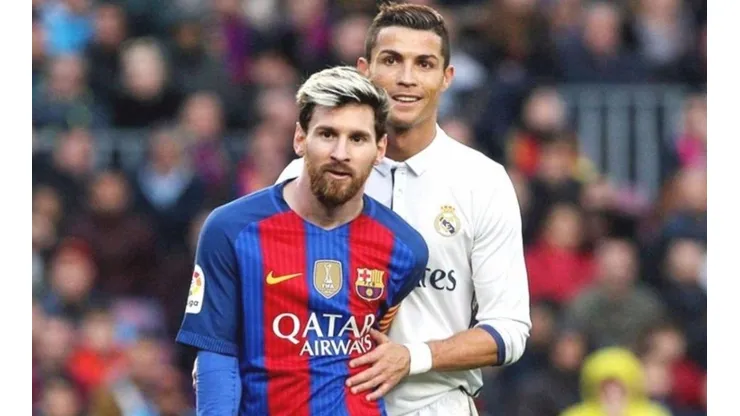 Ronaldo y Messi en un clásico español