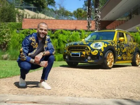 Dani Alves pone en venta su auto personalizado de Boca Juniors