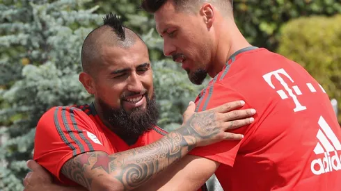 Vidal y Wagner fueron compañeros en el Múnich en 2018.