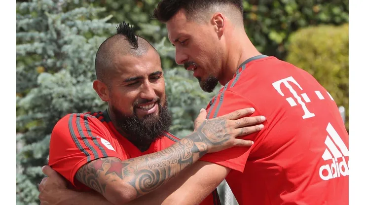 Vidal y Wagner fueron compañeros en el Múnich en 2018.