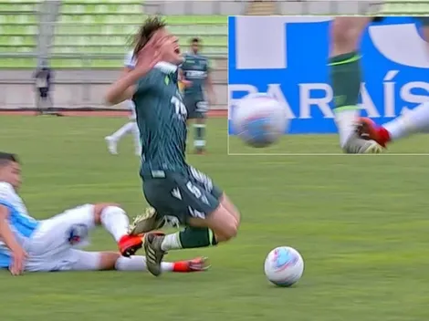 ¡Expulsado! La brutal patada de Felipe Flores a Alarcón