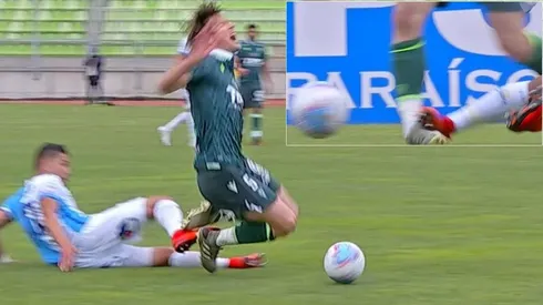 Flores entró fuerte y fue expulsado con roja directa