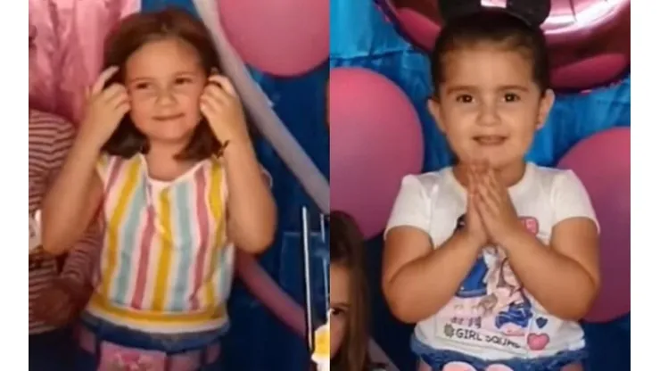 Niñas pelean por soplar la vela en un cumpleaños | Fotos: Facebook
