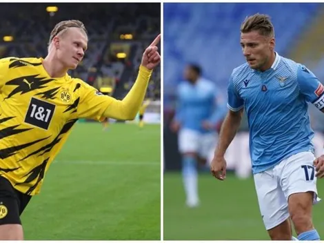 Haaland vs Immobile, el duelo goleador en el inicio de Champions