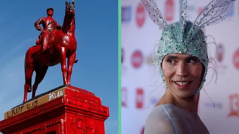 El monumento a Baquedano este fin de semana y Di Mondo en una Gala de Viña.