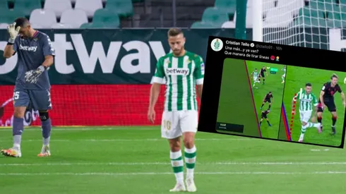 En el Betis están molestos por el arbitraje y el VAR ante la Real Sociedad