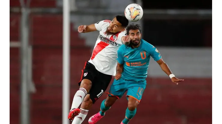 Paulo Díaz fue titular todo el encuentro en River Plate