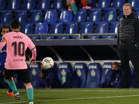 Koeman sobre Messi: “El rendimiento puede ser mejor, pero está feliz”