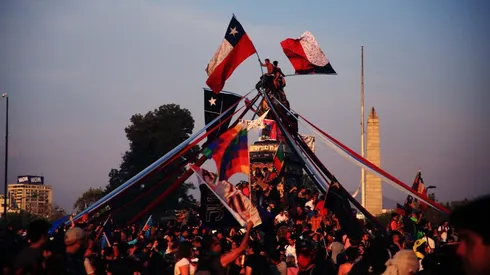 A un año del estallido social en Chile.