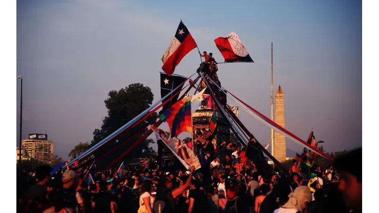 A un año del estallido social en Chile.