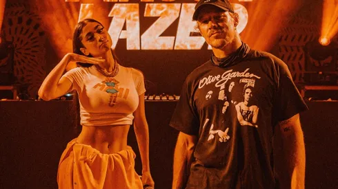 Paloma Mami junto a Diplo, el líder de Major Lazer.