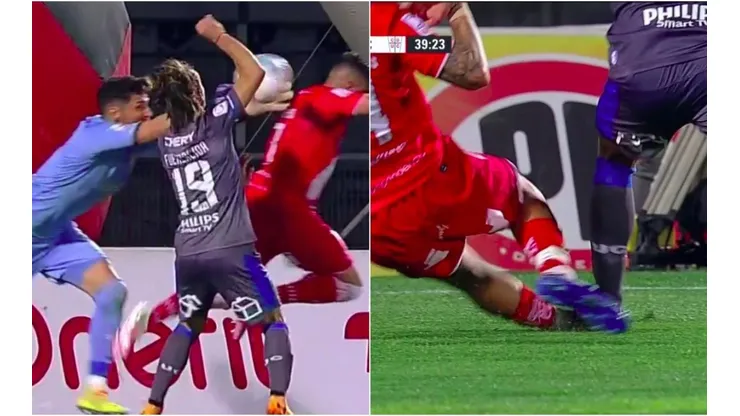 Los penales de VAR que le cobraron en contra a la UC ante Curicó en el primer tiempo.
