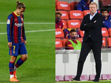 Koeman golpea la mesa por dichos de Griezmann