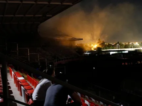 La historia del incendio que suspendió el Curicó vs UC
