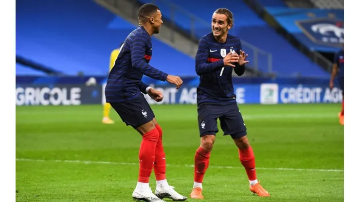 El delantero volvió a brillar con la selección francesa.