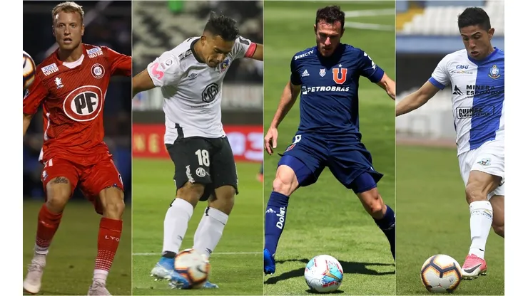 Thomas Rodríguez, Iván Morales, Ángelo Henríquez y Felipe Flores son parte del granado grupo de jugadores que pueden cambiarse de equipo para la segunda rueda del Campeonato Nacional