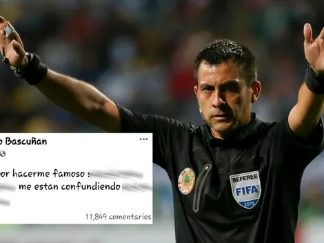 Peruanos invaden las redes de un Julio Bascuñán que no era el árbitro