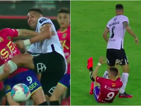 Insaurralde no le pega un pisotón de milagro a Caballero y Borghi se impacta