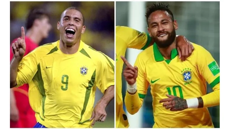 Neymar hizo un triplete ante Perú, superando al Fenómeno como anotador histórico de Brasil.