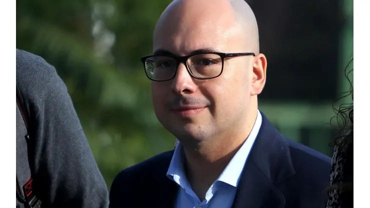 Nicolás López camino a tribunales.
