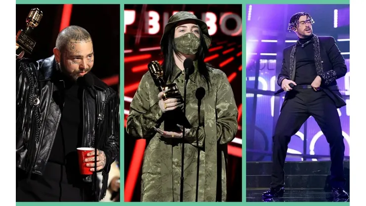Post Malone, Billie Eilish y Bad Bunny brillaron la noche de este miércoles en los Premios Billboard 2020.