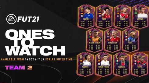 Arturo Vidal con su carta Ones To Watch en FIFA 21