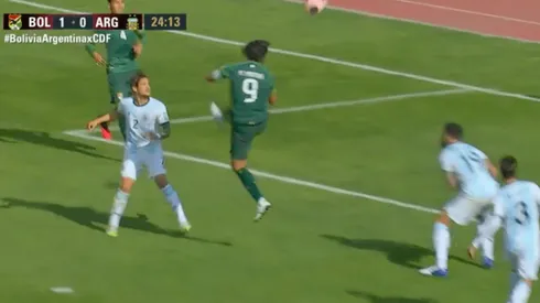 Bolivia abre el marcador ante Argentina con un golazo