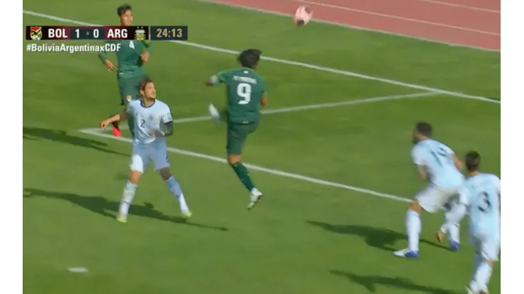 Bolivia abre el marcador ante Argentina con un golazo