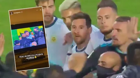 Agüero apoyó a Messi en plena pelea con Bolivia