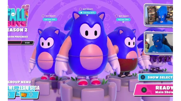 La skin de Sonic llega a Fall Guys