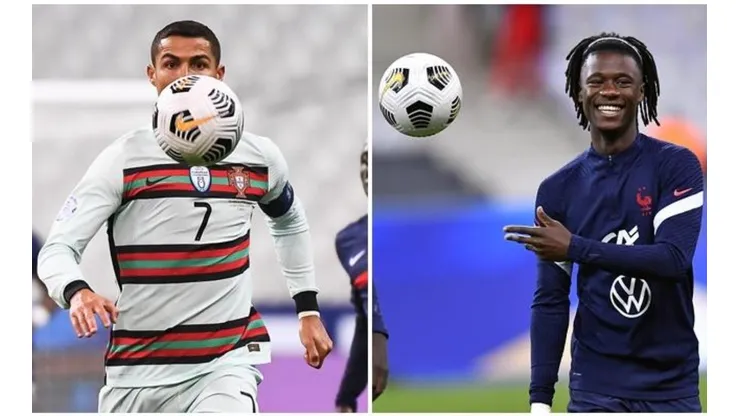 Camavinga se quedó con la camiseta de CR7 tras el duelo entre Francia y Portugal por la Nations League.