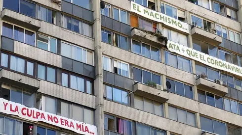 Polémica por lienzos en Torres de Tajamar | Foto: Cabildo Torres de Tajamar