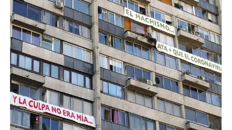 Polémica por lienzos en Torres de Tajamar | Foto: Cabildo Torres de Tajamar