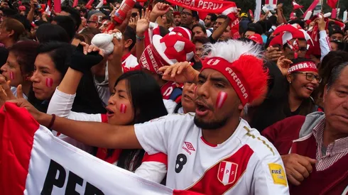 Hinchada peruana en Copa América 2019