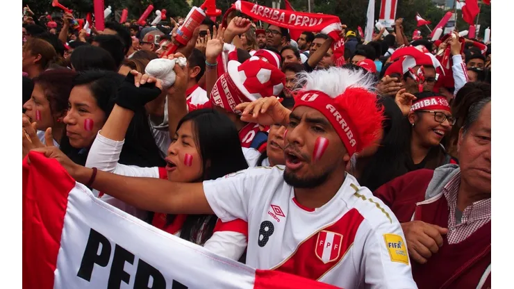 Hinchada peruana en Copa América 2019