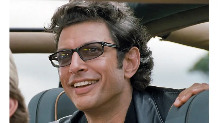 El actor interpretó al doctor Ian Malcom en la cinta sobre dinosaurios.
