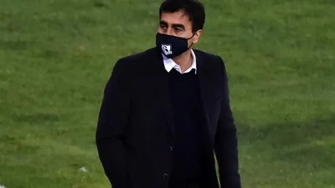 Gustavo Quinteros en su debut con Colo Colo.