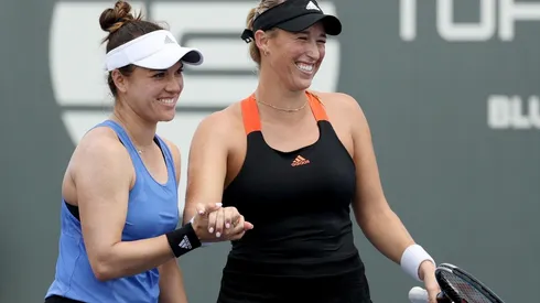 La tenista chilena junto a la estadounidense Desirae Krawczyk jugarán la final que definirá a las campeonas.