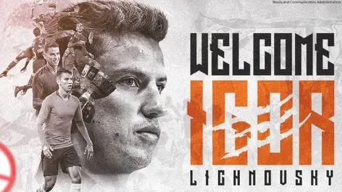 Lichnovsky vestirá su séptima camiseta tras haber jugado dos años en Cruz Azul de la Liga MX.