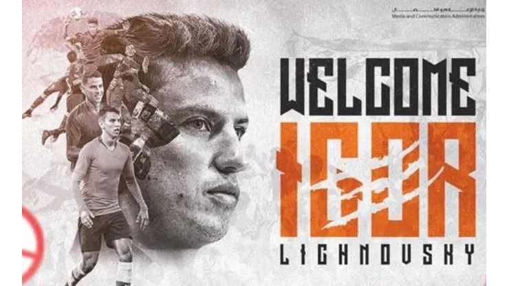 Lichnovsky vestirá su séptima camiseta tras haber jugado dos años en Cruz Azul de la Liga MX.