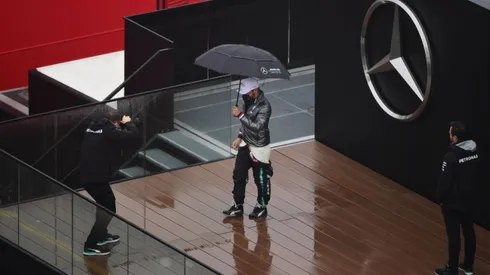 El clima le jugó una mala pasada a Lewis Hamilton y a todas las escuderías este día viernes