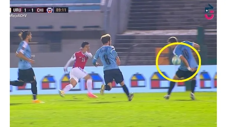 El claro penal que no le cobraron a Chile