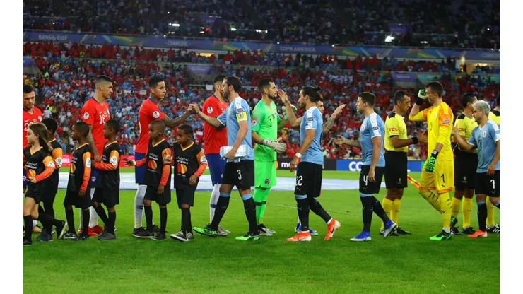 Chile y Uruguay en la última Copa América